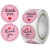 Cuộn 500 Sticker Thank You, Tem cảm ơn 2,5cm