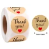 Cuộn 500 Sticker Thank You, Tem cảm ơn 2,5cm