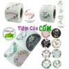Cuộn 500 Sticker Thank You 5cm, Tem Thank You rẻ đẹp